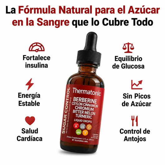 Thermatonic™ | Baja y Equilibra tu Azúcar en la Sangre Naturalmente