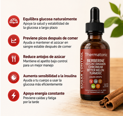 Thermatonic™ | Baja y Equilibra tu Azúcar en la Sangre Naturalmente