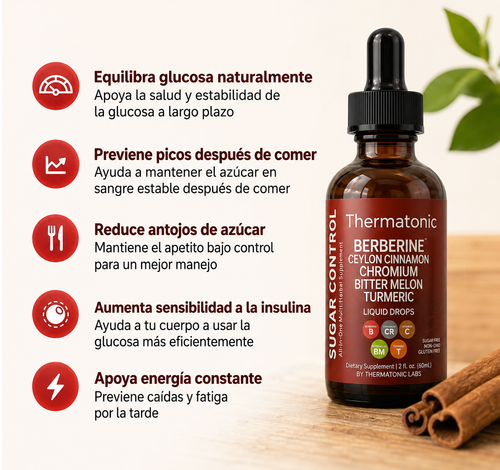 Thermatonic™ | Baja y Equilibra tu Azúcar en la Sangre Naturalmente