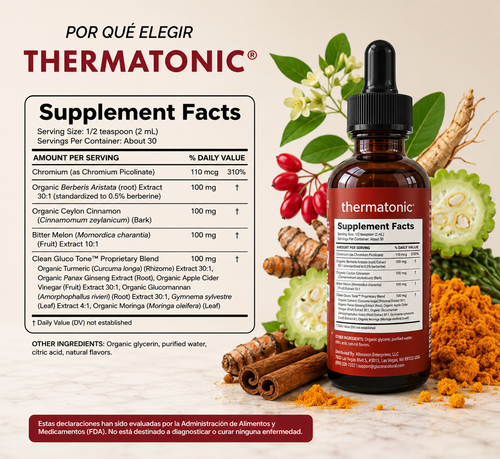 Thermatonic™ | Baja y Equilibra tu Azúcar en la Sangre Naturalmente